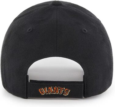 Кепка 47 Brand MLB San Francisco Giants чорна, розслаблений крій