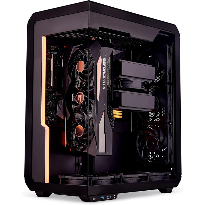 Корпус PC Ssupd Xhuttle: ATX Midi-Tower з RGB, склом Tempered, підтримка 10 вентиляторів та радіаторів до 360 мм