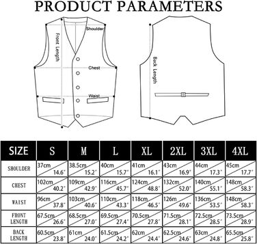 Костюмний жилет з краваткою Hi-Tie для чоловіків. Комплект з краваткою, краваткою-скрепкою та нагрудником. Ідеально для весілля, формальних заходів та смокінгу. Колір: фіолетовий та золотий.