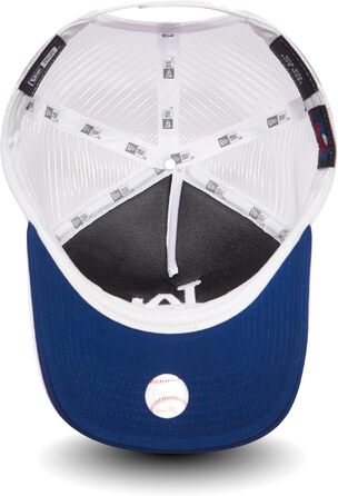 Кепка бейсболка New Era Los Angeles Dodgers Trucker синя з логотипом