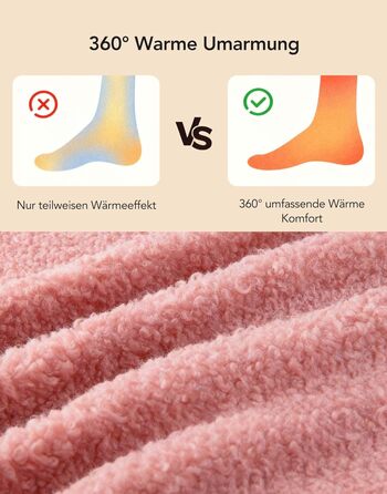 В'язані домашні тапочки VeraCosy з піною-пам'яттю та м'яким підкладкою Polar Fleece, рожеві, 40/41 EU