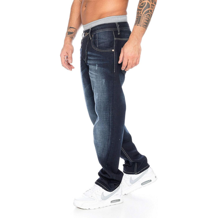 Чоловічі джинси Rock Creek Denim Blau Straight-Cut 36W/34L