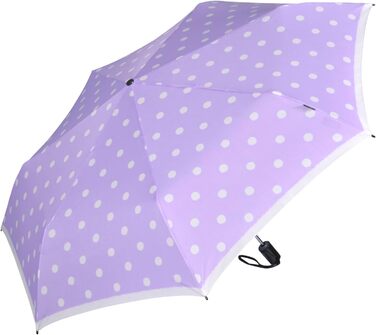 Сонцезахисний парасолька Knirps Duomatic Slim Renature Green (Dot Art Lavender)