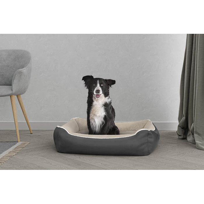 Кімната для собак та котів Sogni E Capricci, сіра, 62 x 50 x 17 см, (Creme, 84x66x19cm, NUVOLA)