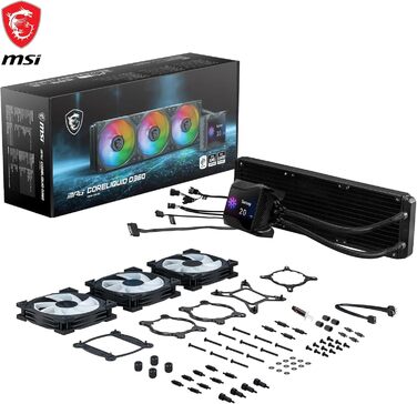 MSI MAG CoreLiquid I AIO: Система водяного охолодження ЦП з RGB підсвіткою (360 мм)