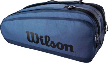 Wilson Ultra V4 Tour Tennis Racket Bag - Blue (Holds 6 Rackets)