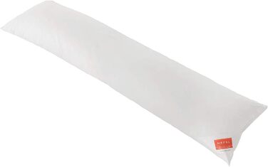 Наволочка для подушки для сну на боці Hefel, бавовна, 35x160 см, біла