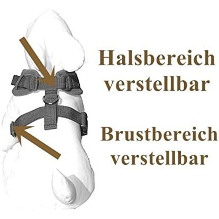 Шлейка для собак Softgeschirr, морська тематика, регульована, розмір L (37-42см, 47-63см)