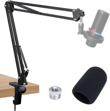 Кріплення-гойдалка HyperX DuoCast - мікрофонний важіль HyperX сумісний з DuoCast, з захистом мікрофона, покращує якість звуку, для DuoCast від SUNMON HyperX