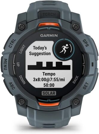Годинник Garmin Instinct 3 Solar 45 мм - сонячна зарядка, 45 мм, один розмір