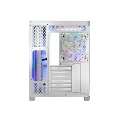 Корпус для комп'ютера MODECOM Volcano Panorama Midi Tower ATX, білий, з панорамним вікном