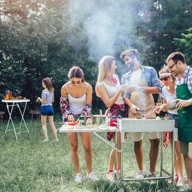 Барний стілець Relaxdays, 80 см, 2 шт, пластиковий, для бару та тераси, водостійкий, білий з коричневим, 29x32,5x80 см