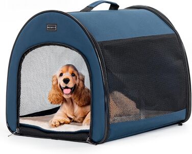 Складана переноска для собак Petfit для маленьких собак та котів, блакитна, M