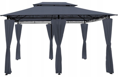 Садова альтанка-тент Swing з 4 стінками, 4 x 3 x 2.5 м