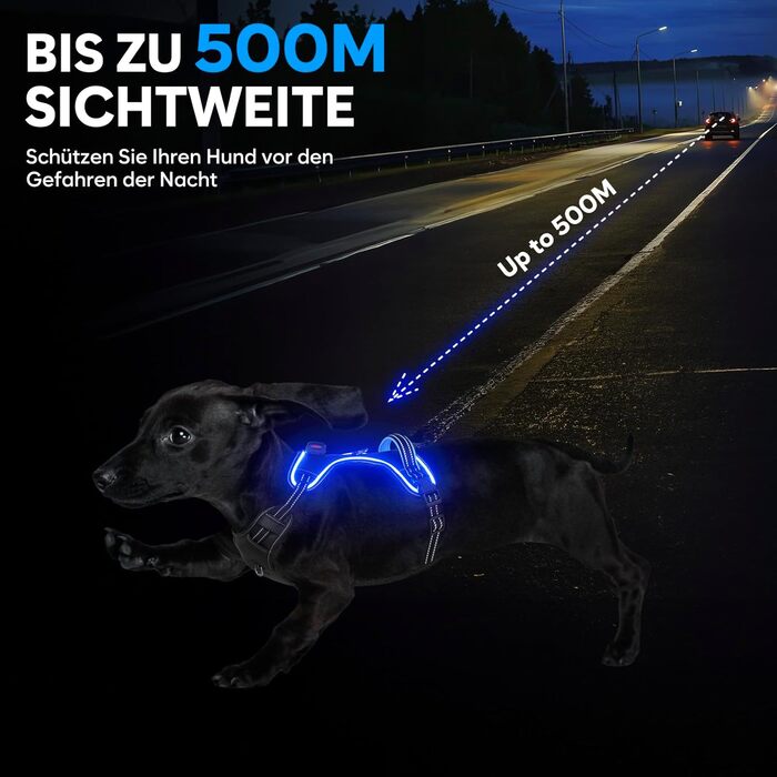 Нашийник для собак з екошкіри, перероблений, для великих та середніх собак, зелений (XS, синій)