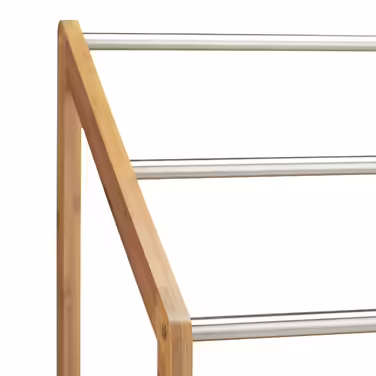 Relaxdays Bamboo Towel Rack 3-Tier