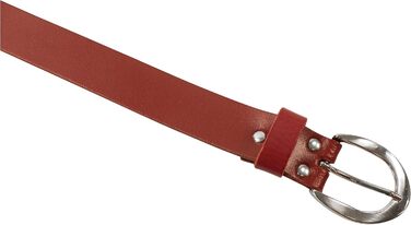 Жіночий шкіряний ремінь fashionchimp Basic, червоний, 2.8 см, Made in Germany