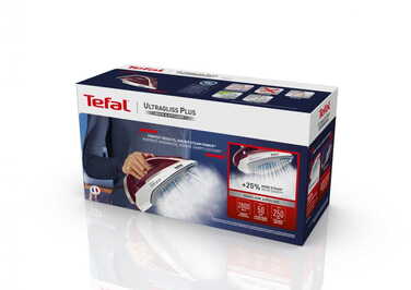Парова праска Tefal Ultragliss Plus FV6810, 2800 Вт, підошва Durilium AirGlide, 250 г/хв