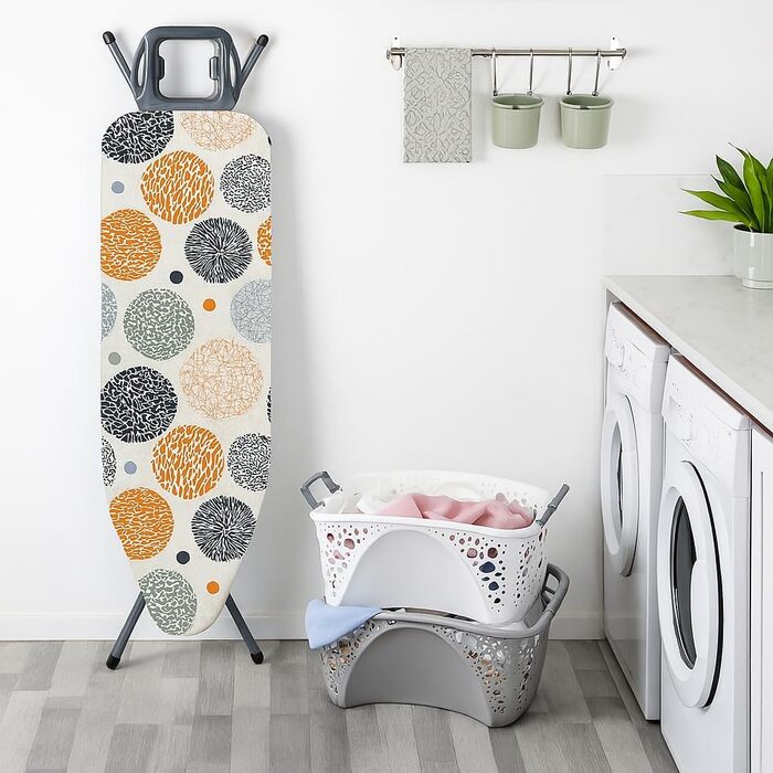 Чохол для прасувальної дошки Smart Fit XL – для великих прасувальних дошок 145 x 54 см | Товста фетрова підкладка | Міцний еластичний кріплення | Практичний та зручний | Машинне прання | Виготовлено в...