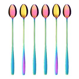 Набір ложок для лате макіато GRÄWE Königstein (Райдуга), нержавіюча сталь, 6 шт.