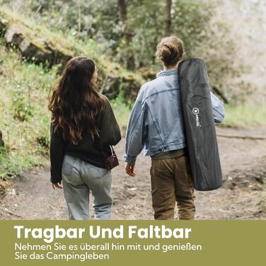 Крісло для кемпінгу Homecall складне, 150 кг, з підлокітниками, підстаканником, знімним подушкою та сумкою - рибальське крісло для відпочинку на природі