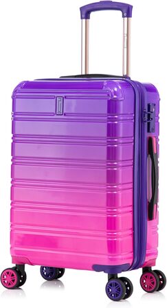 Набір валіз з полікарбонату: кабінський, середній та великий | 3 шт. | Колір: блакитний