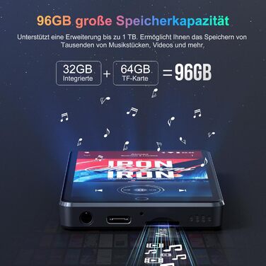 MP3 плеєр з Bluetooth та WiFi, 4.02