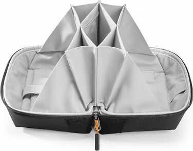 Inateck Electronics Case, Water-Resistant Accessory Bag, Gadget Organizer Bag, USB Cable Organizer, Travel-Friendly, AB03007