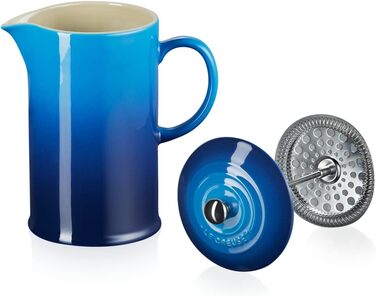 Френч-прес Le Creuset з кам'яної кераміки, 1 л, блакитний Azure