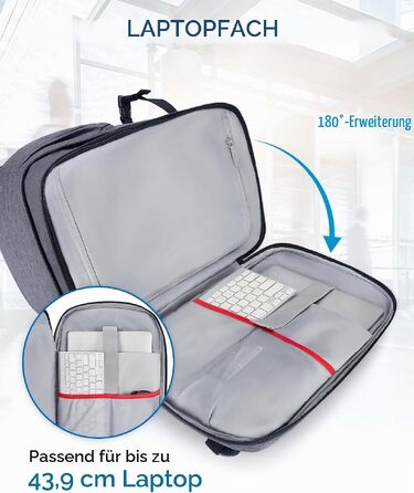 Водонепроникний рюкзак для фотографа Bagsmart для дзеркального фотоапарата з відділенням для ноутбука 15.6