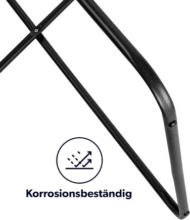 КADAX Сушарка для білизни з 18 метрами сушильної поверхні, розкладний сушильний верстат, для квартири, балкону та саду, з антиковзними ніжками, економія місця, виготовлено в ЄС (Антрацит)