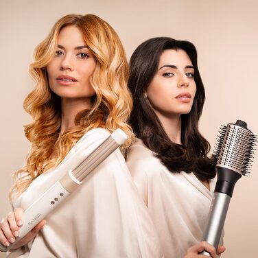 Фен-щітка Cecotec AirGlam Blue 12in1: 12 насадок, Coanda CeramicCare, 1400W, зменшує пухнастість