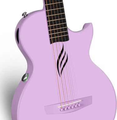 Електрична гітара Enya Akustik 35 дюймів Violett - Початковий набір для дітей та дорослих з підсилювачем, Western Guitar, для подорожей та фестивалів