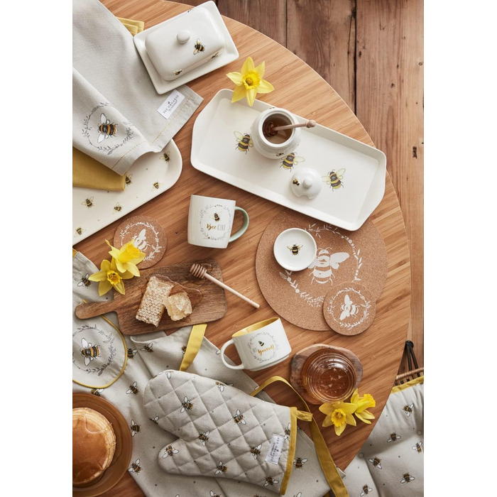 Cooksmart Ceramic Sauciere, suitable for all kitchen designs, perfect for family meals and Sunday roasts – Bumblebees