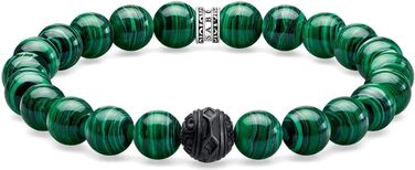 Браслет THOMAS SABO Чорний Кіт, срібло 925 проби, емаль, 19 см