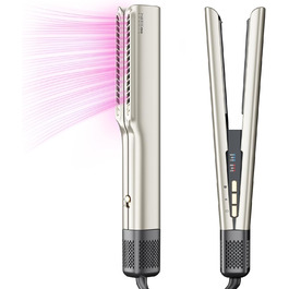 Плойка PARWIN PRO BEAUTY Ionen Air Glätteisen: без нагріву, для волосся 35-75 см, 1200W, темно-зелений (Champagnersilber Pro)