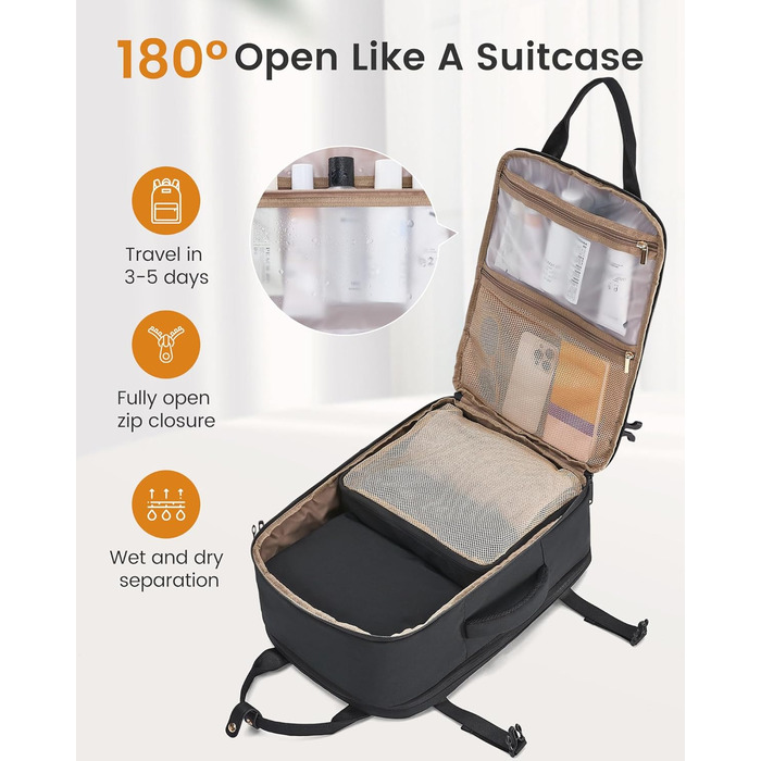 LOVEVOOK Рюкзак для ручної поклажі, жіночий, 15.6