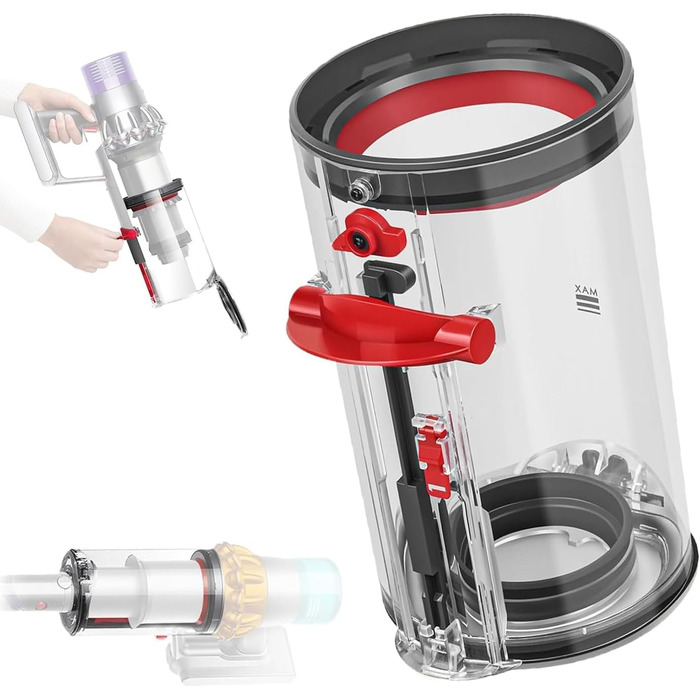 Електрична насадка для миття підлоги Dyson V15, V11, V10, V8, V7 - з баком та 6 змінних серветок