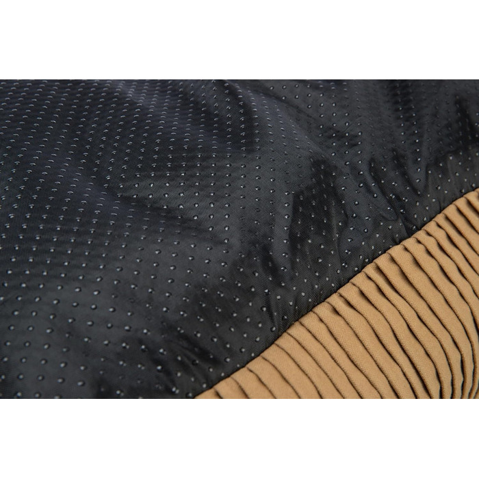 ТРИКСІ Лежанка для собак Марлі 80 x 60 см – кутовий собачий кошик для середніх собак, зручна лежанка з високоякісним бавовняним покриттям Canvas, м'яка та пральна – 37691 (Окре, 60 x 50 см)