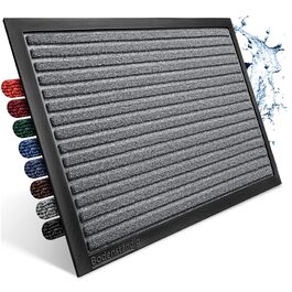 Килимок для дому та вулиці, антиковзаючі, 40x60 см, сірий, для входу, дверний килимок, Outdoor