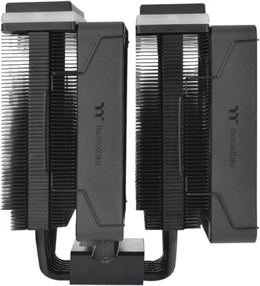 Thermaltake ASTRIA 600 ARGB - Потужний кулер CPU з двома баштами, 2x120mm PWM вентилятори, 6 теплових трубок Direct Contact, 265W TDP, тихий (26,8 dBA), 5V ARGB Sync, підтримка Intel LGA1851/1700, AMD AM5/AM4