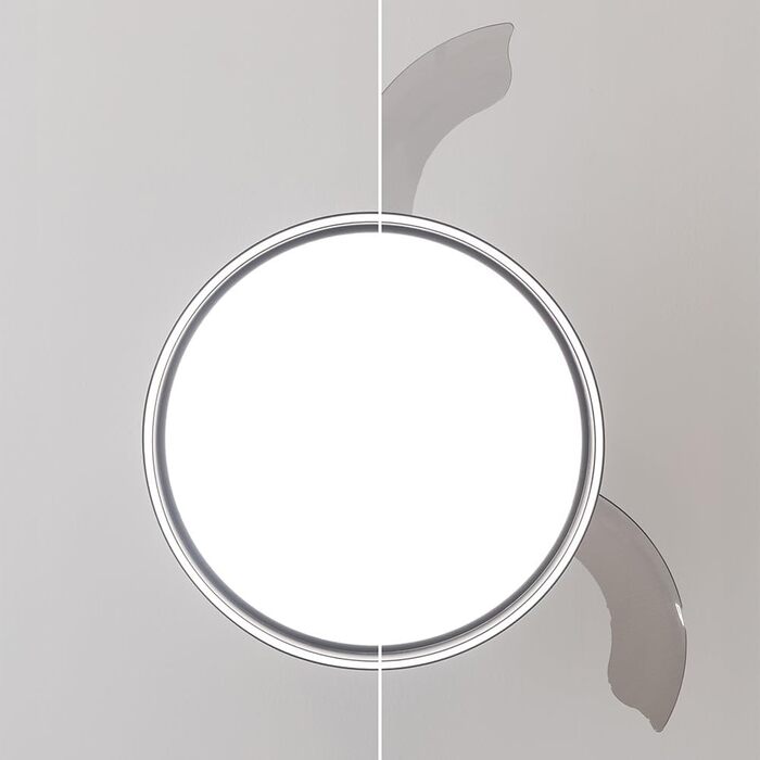 Стеляний вентилятор Cecotec EnergySilence Aero 470, 55 Вт, з пультом керування, діаметр 106 см, 3 лопаті, 3 швидкості, чорний, функція зими (діаметр 132 см, сірий)