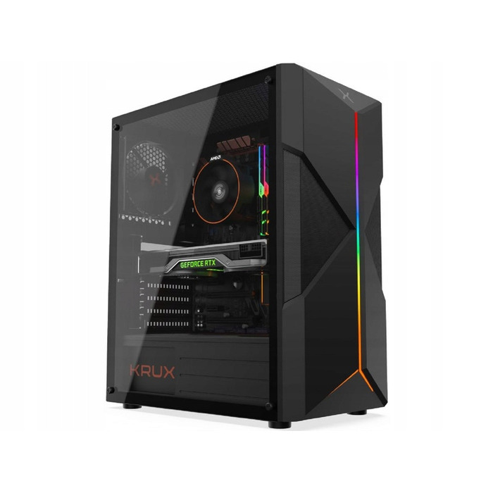 Корпус Krux Astral ARGB Midi Tower, чорний