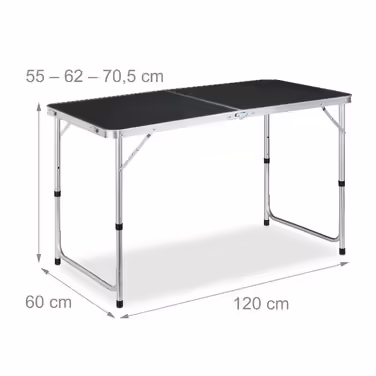 Relaxdays Folding Camping Table