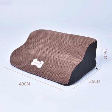 Сходинки для собак Dualoai - сходи для маленьких собак, для підйому на ліжко, знімний чохол, м'який нахил, для дому