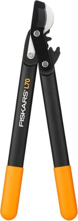 Секатор Fiskars PowerGear II L70 для свіжої деревини, антипригарне покриття, загартована сталь, 46 см, чорний/помаранчевий, 1002104