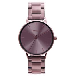 Жіночий годинник Tamaris – стильний круглий годинник з металевим браслетом 36 мм (фіолетовий)