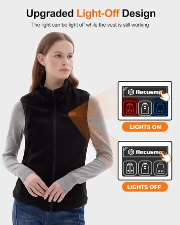 Електрична гріюча жилетка для жінок з Powerbank 16000mAh 7.4V - тепла жилетка для сноубордингу, катання на моториках та активного відпочинку