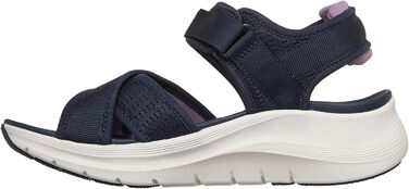 Skechers Arch Fit 2.0 Feelin' Bright - жіночі сандалі на плоскій підошві, темно-сині (36 EU)