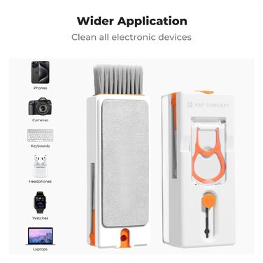 Набір для чищення електроніки K&F Concept 11 в 1: Airpods, клавіатури, ноутбуки, навушники, телефони, камери
